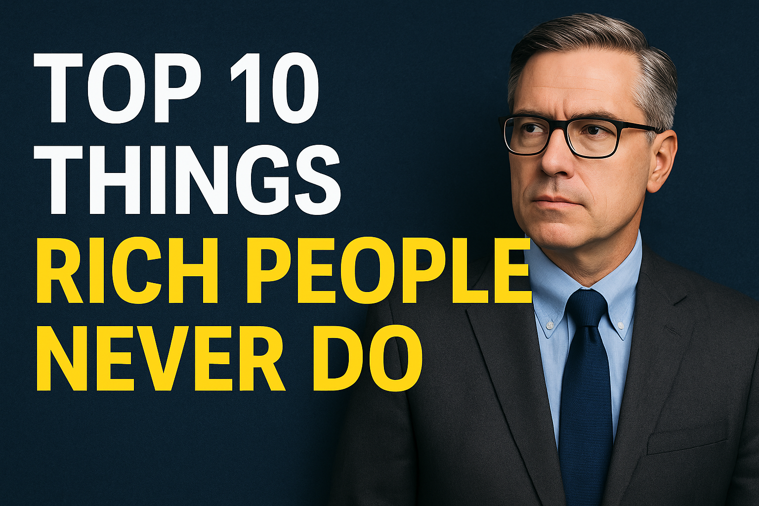 rich people never do